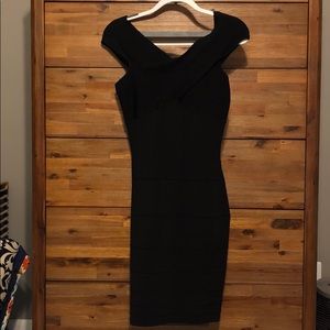 NWT Guess by Marciano Sabina Black Bandage Dress